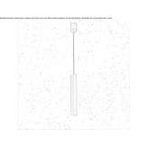 Metal LED hanging lamp Kamarai
