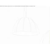 LED hanging lamp made of wool Murygino