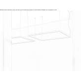 Aluminiowa lampa wisząca LED Deruta