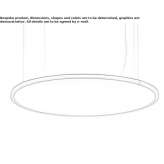 Aluminiowa lampa wisząca LED Malini