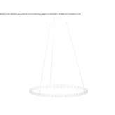 Metalowa lampa wisząca LED z funkcją ściemniania Kainbach