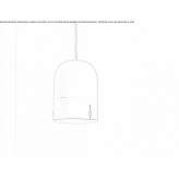 Metalowa lampa wisząca LED Buberos