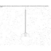 Mosiężna lampa wisząca LED Werdau