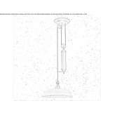 Regulowana ceramiczna lampa wisząca LED Ulukisla