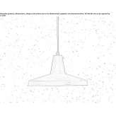Iron LED pendant lamp Scerne