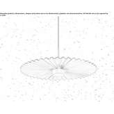 Mosiężna lampa wisząca LED Eging