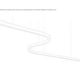 Aluminum LED hanging lamp Monda