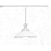 LED hanging lamp made of Murano glass Tiffin