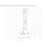 Adjustable LED hanging lamp made of Murano glass Tiffin