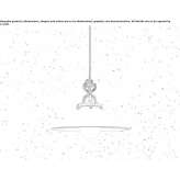 LED hanging lamp made of Murano glass Tiffin