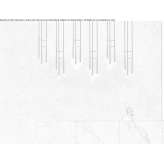 Steel LED hanging lamp Lefkimmi