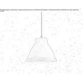 Żelazna lampa wisząca LED Pedra