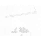 Aluminiowa lampa wisząca LED Kuusalu