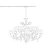 Metal chandelier Fairton
