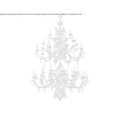 Metal chandelier Fairton