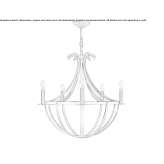 Metal chandelier Secanj