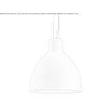 Aluminiowa lampa wisząca LED Orem