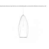 Lampa wisząca ze szkła dmuchanego bezpośredniego światła Diosig