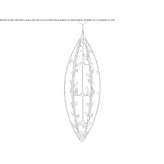 Metalowa lampa wisząca Kermen