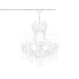Metal chandelier Wielgie
