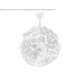 Metalowa lampa wisząca Marly