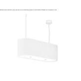 Lampa wisząca z tkaniny Halkirk