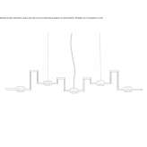 Metalowa lampa wisząca LED Clevedon