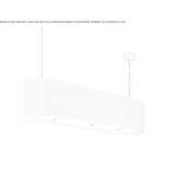 Lampa wisząca z tkaniny Halkirk