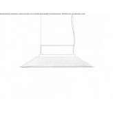 Metalowa lampa wisząca LED Astapa