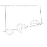 Swivel steel pendant lamp Witkowo