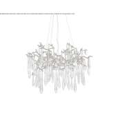 Handmade bronze hanging lamp Mosheim