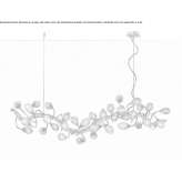 Lampa wisząca LED wykonana ręcznie z brązu Gouvieux