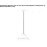 Ceramiczna lampa wisząca LED Hijar