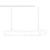 Steel LED hanging lamp Tepusco
