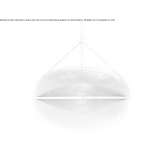 LED hanging lamp made of acrylic Geste