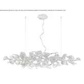 Lampa wisząca LED wykonana ręcznie z brązu Valko