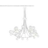 Lampa wisząca LED z dmuchanego szkła Lent