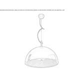 Lampa wisząca LED Gualaca