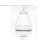 Fabric chandelier Chappes