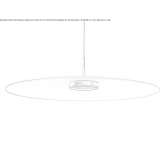 LED hanging lamp made of aluminum and plexiglass Malans