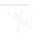 Lampa wisząca LED z poliwęglanu Chilii