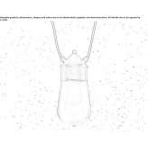 LED hanging lamp made of glass Vendat