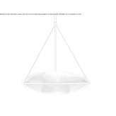 LED hanging lamp made of acrylic Geste