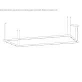 Aluminum LED hanging lamp Marlton