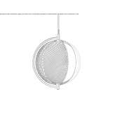 Pendant lamp made of glass and steel Ledesma