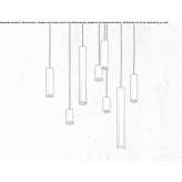 Aluminiowa lampa wisząca Berzhite