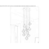 Blown glass pendant lamp with direct light Hehalom