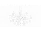 Alabaster LED hanging lamp Arhavi