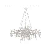 Halogen bronze pendant lamp Chace