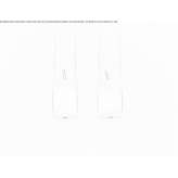 LED hanging lamp made of glass and wax candle Nocatee